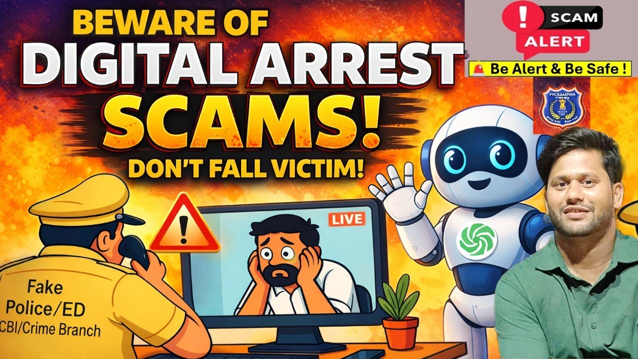 Digital Arrest Scam Exposed | Fake Police Video Calls से कैसे बचें? | Cyber Fraud Alert 🚨 Explained!
