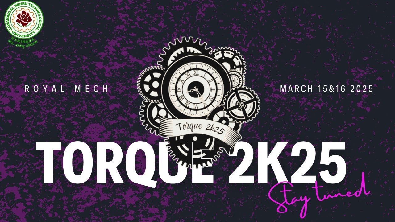 TORQUE 2K25 | ROYAL MECH | JNTUK | MECHANICAL ENGINEERING