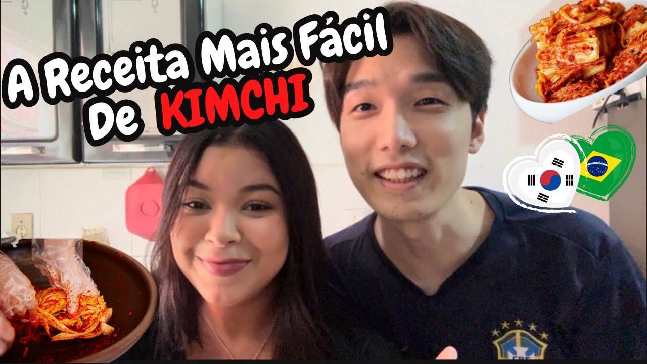 Vlog na Cozinha 🇰🇷✨ Fizemos a Receita Mais Fácil de Kimchi😋