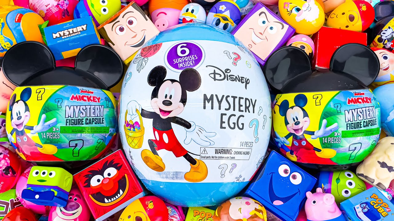 UNBOXING DISNEY SQUISHY Mystery Toys Series ASMR | NO TALKING