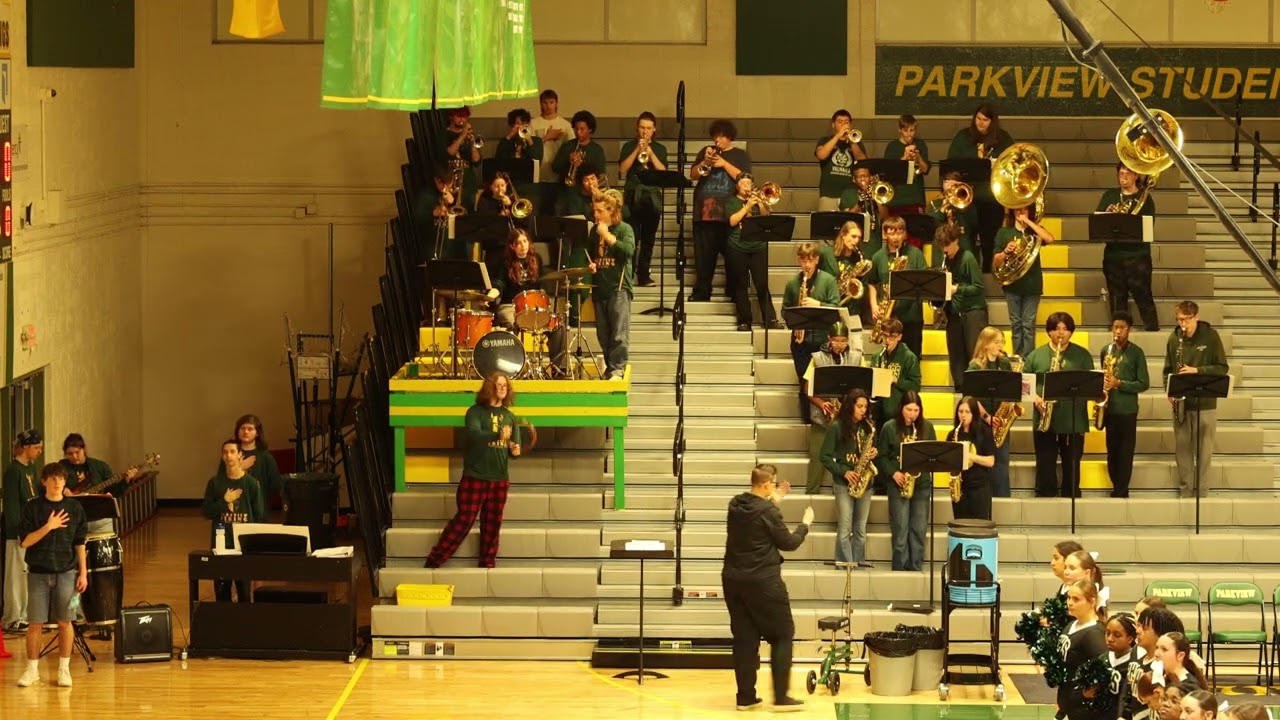 Parkview High School Pep Band National Anthem 10 Feb 2026