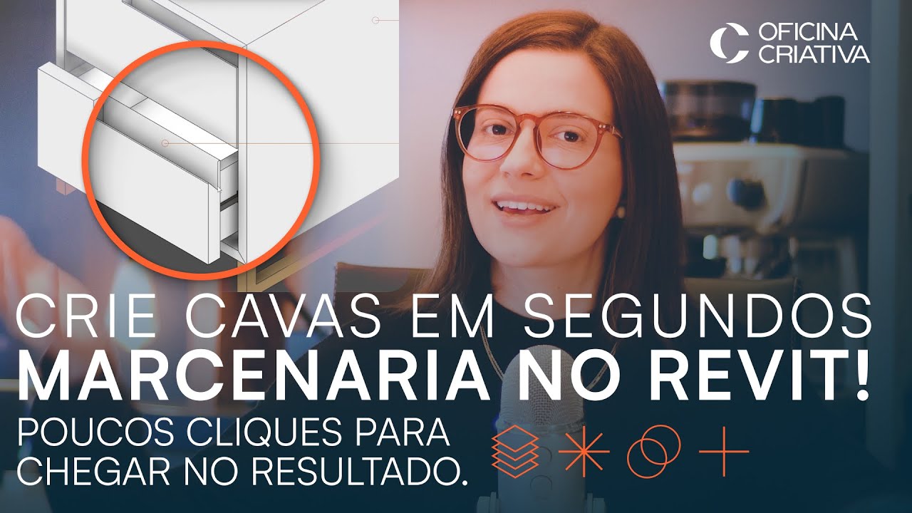 SEGREDOS da MARCENARIA no Revit: Aprenda a colocar puxadores cava com POUCOS CLIQUES