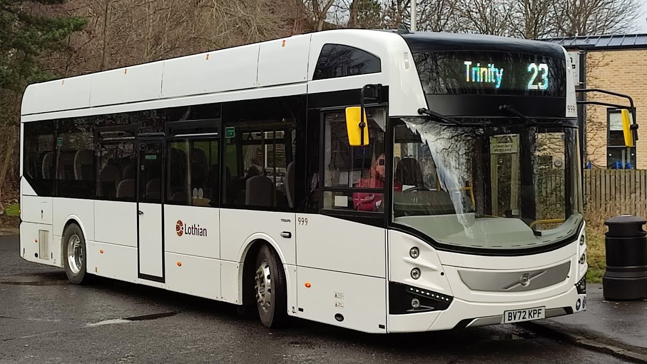 *Brand new!* Lothian bus 999 MCV Volvo BZL (BV72 KPF)