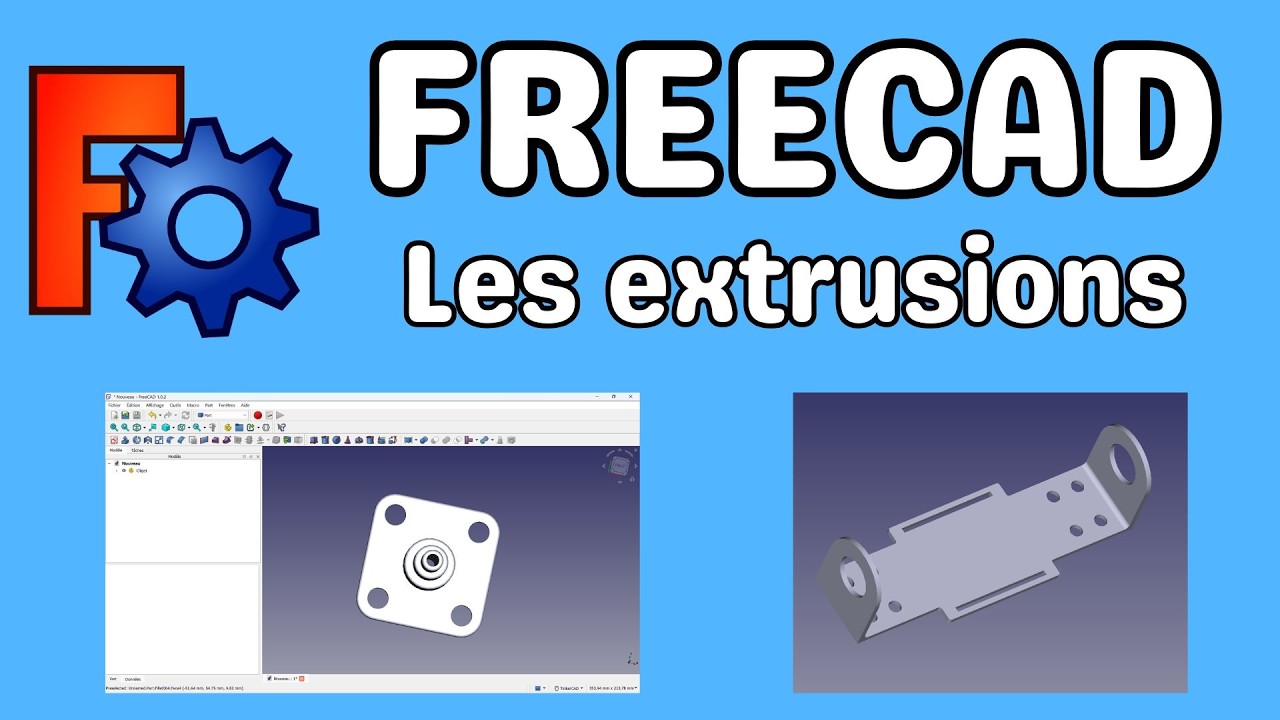 Freecad maitriser les extrusions