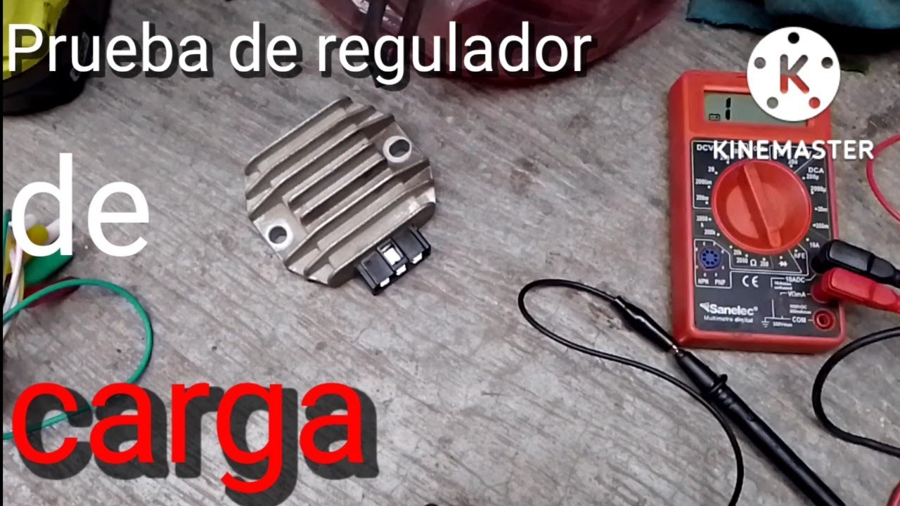 Como probar un regulador de corriente Honda cargo 150cc(Honda 150 current regulator test)
