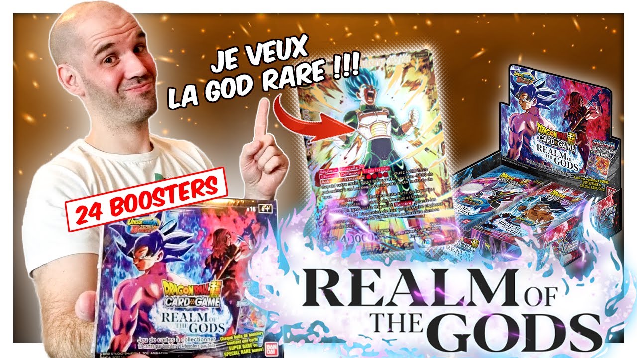 LES CARTES SONT DINGUES !!! Unboxing de cartes DRAGON BALL SUPER CARD GAME BT16 REALM OF THE GODS