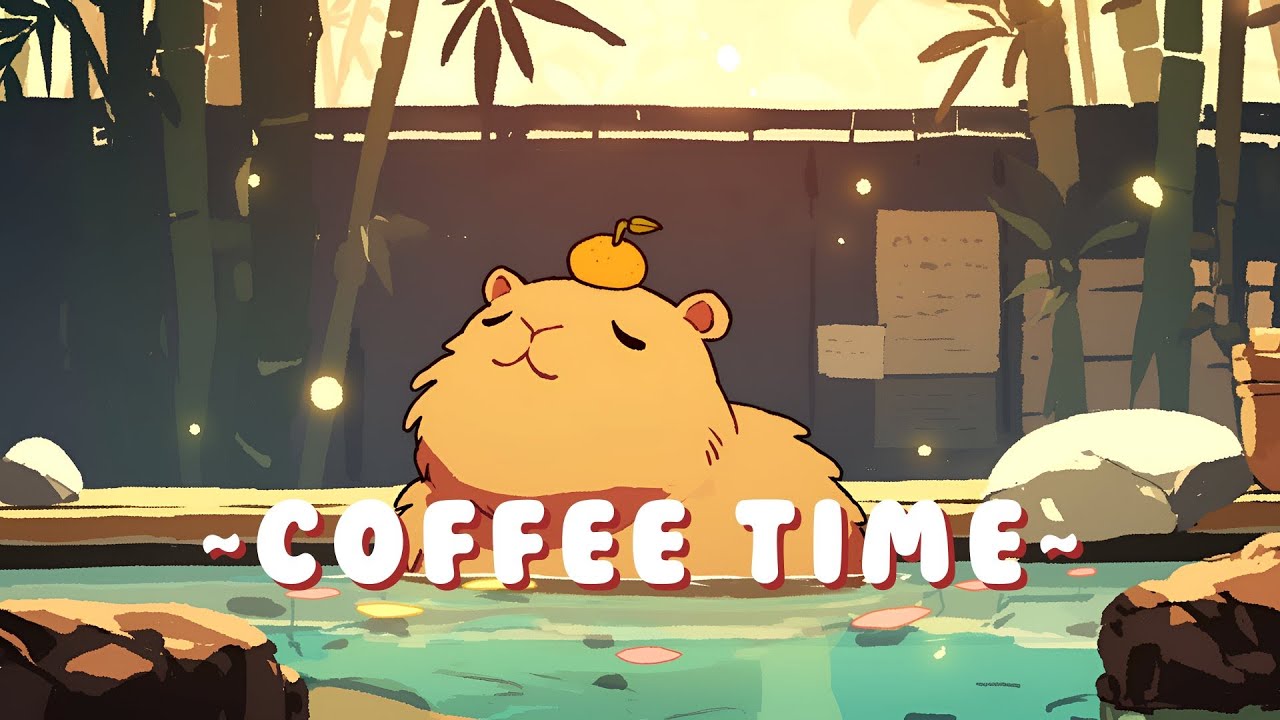 Capybara Lofi Music Station - Calming Beats & Melodies ~ Chill Session ~ 🦫 🍵 ✨