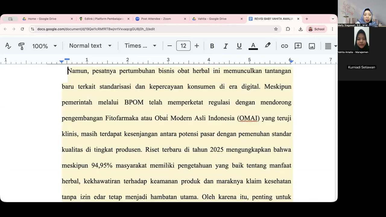 video bimbingan mhs unsia