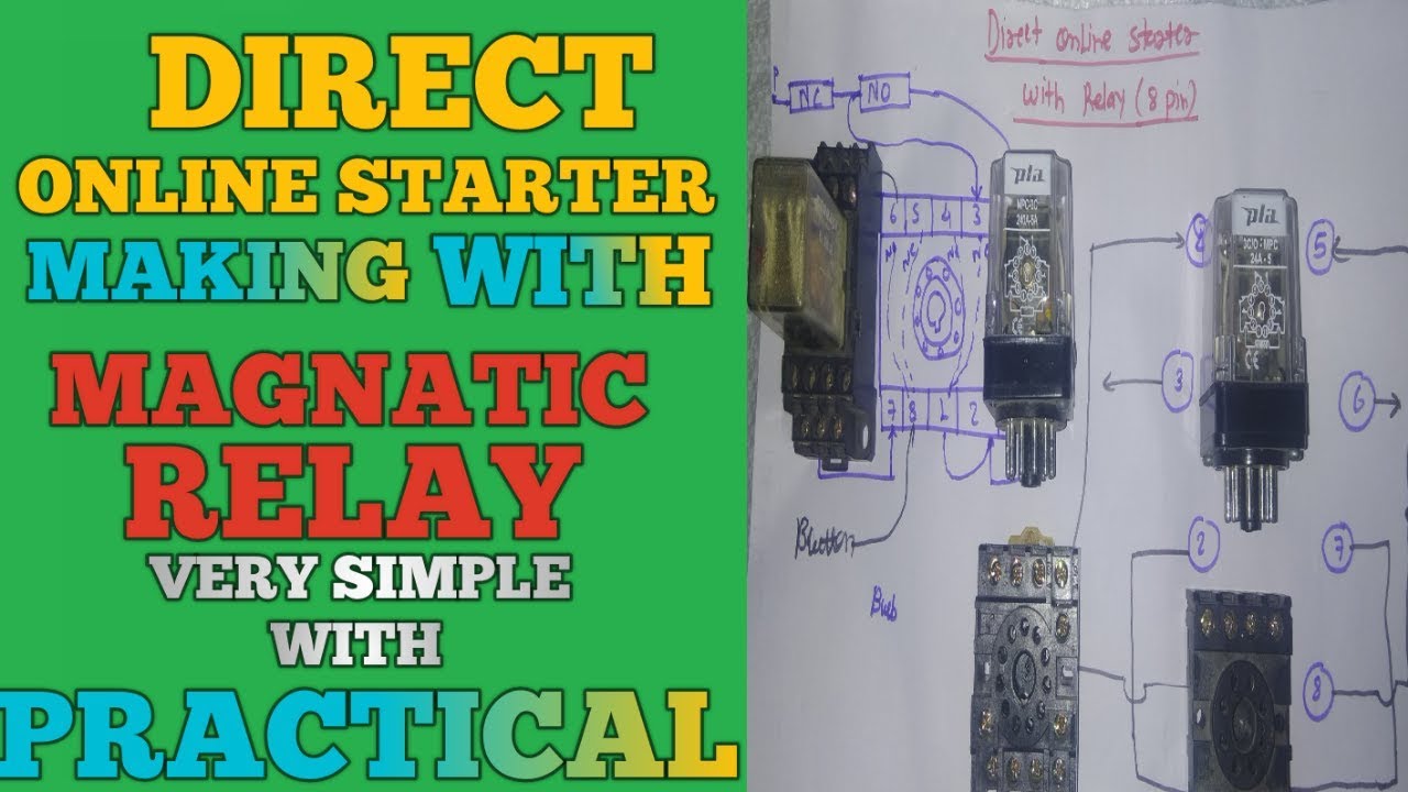 How to make dol starter with Relay