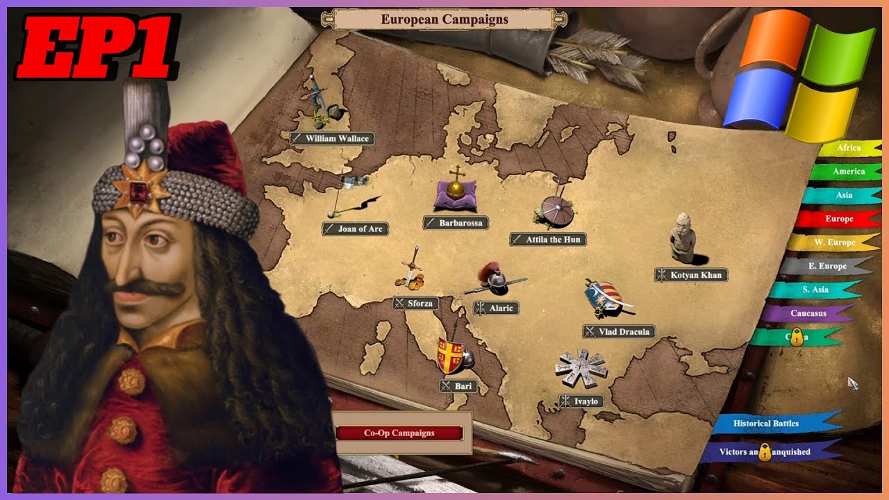 Age Of Empires II [1999] - Vlad Dracula, European Campaign [EP1] #AoE2