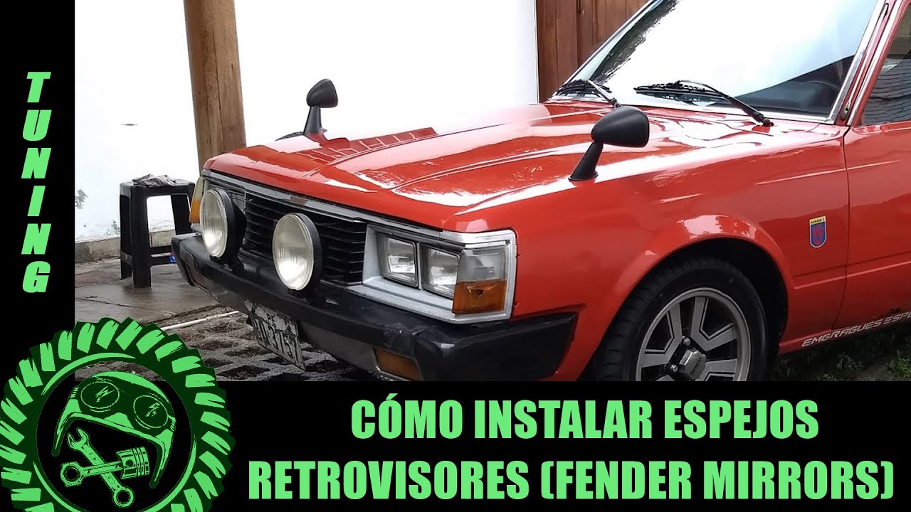 Cómo instalar espejos retrovisores (fender mirrors) ¡logra un look JDM de manera fácil!