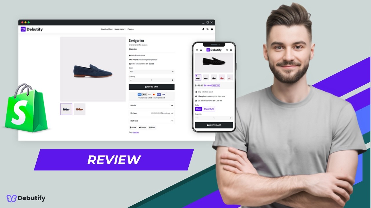 Обзор темы Shopify Debutify 2025 &mdash; стоит ли покупать тему Debutify?