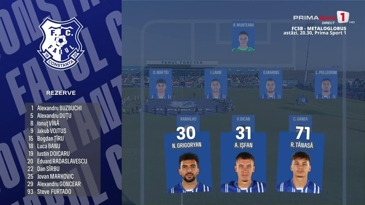 VIDEO | Farul Constanța – Petrolul Ploiești, LIVE pe Prima Sport 1 şi PrimaPlay.ro!