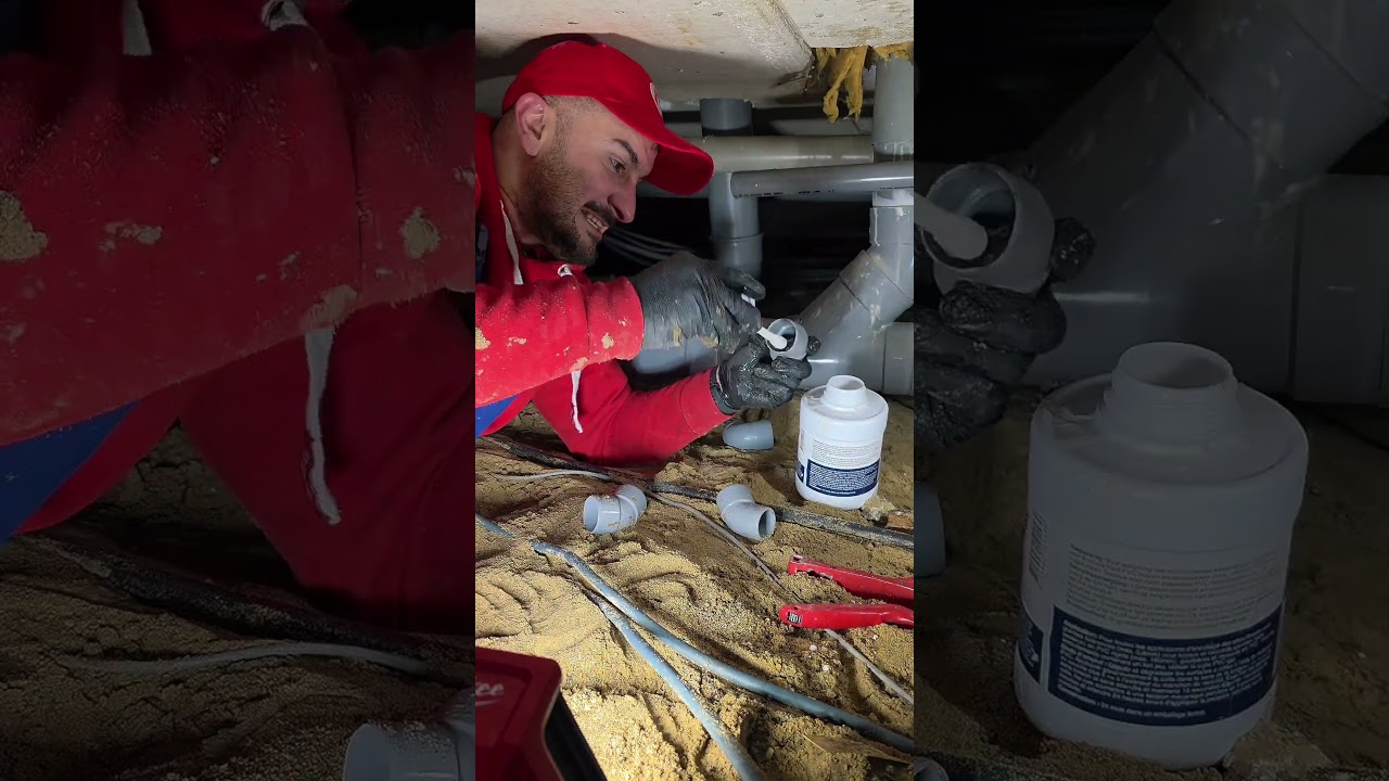 Het vervangen van PVC zadelklemmen door T-stukken is een betere en offici&euml;le oplossing #plumber