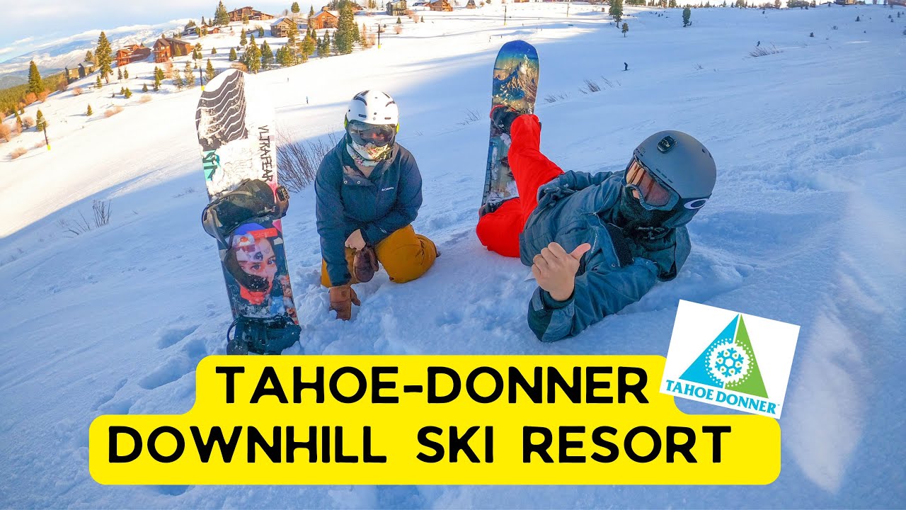 Snowboarding at Tahoe Donner – First Lesson & Epic Ride! 🏂❄️