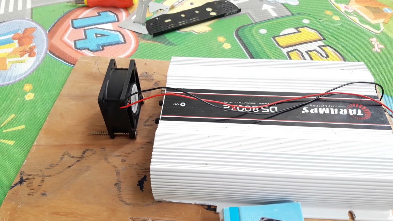 Como instalar Cooler ao seu amplificador que está esquentando