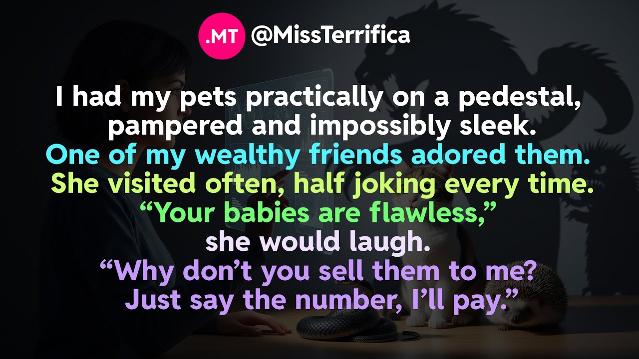 I had my pets practically on a pedestal, pampered and impossibly sleek...