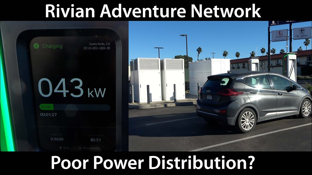Rivian Adventure Network: Chevy Bolt EVs Limited to 125 A