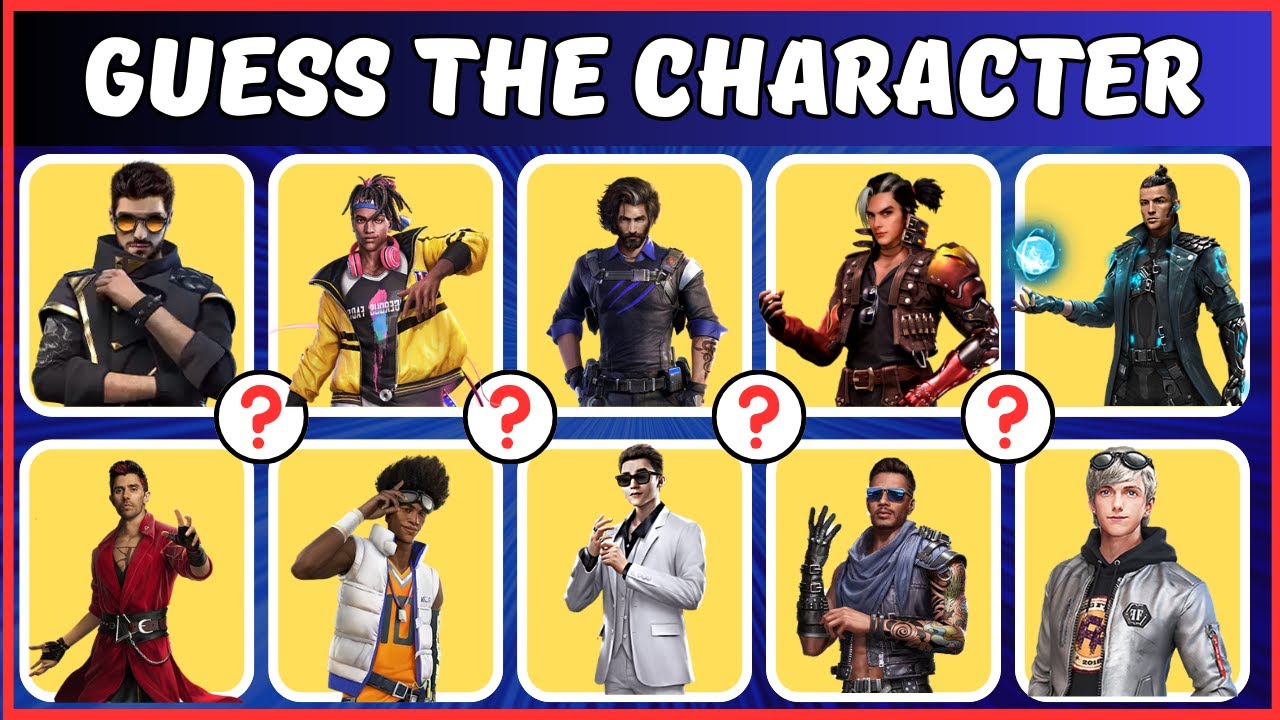 Guess The characters of Free Fire in 3 Seconds