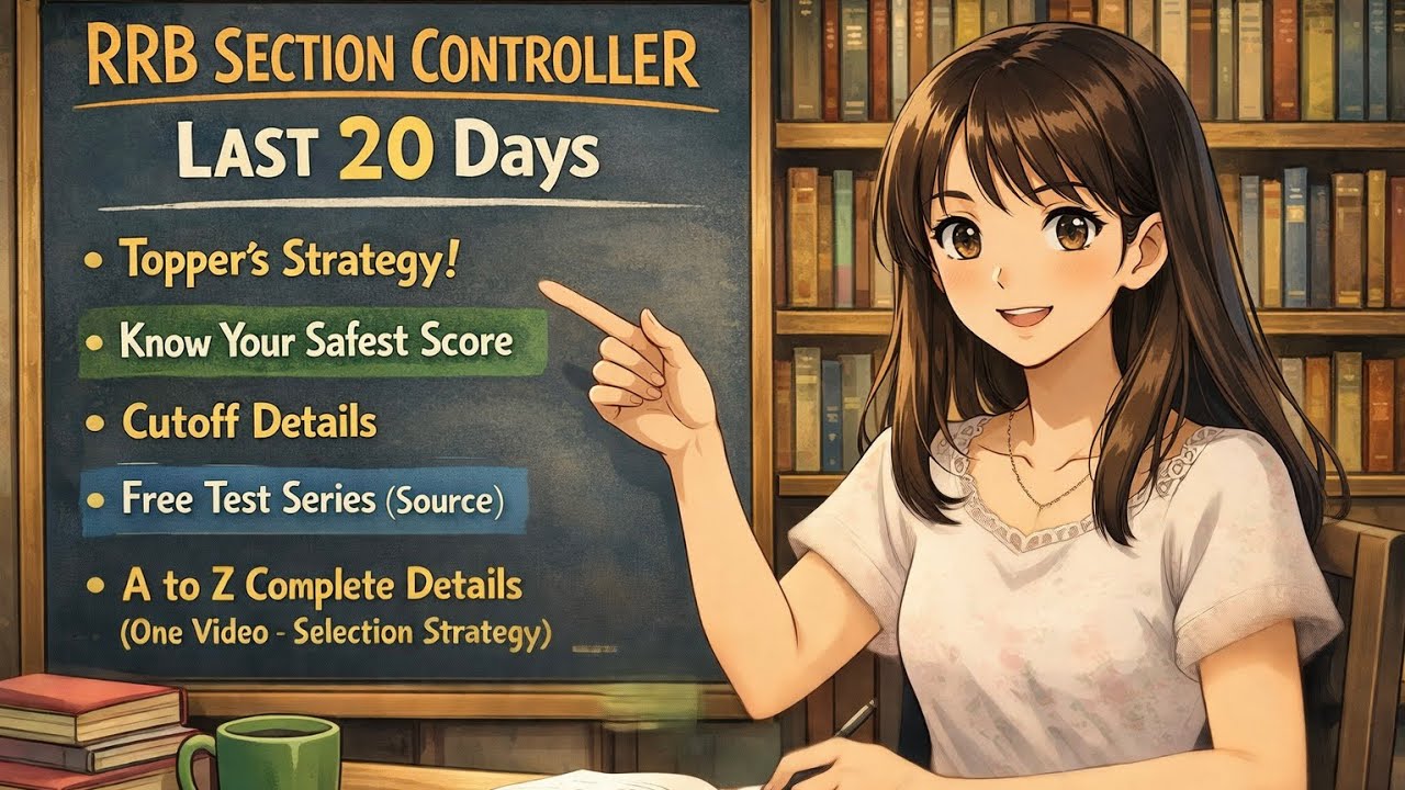 RRB SectionController 2025| Last 20-Days😱Killer Strategy for Guaranteed Marks!! 
