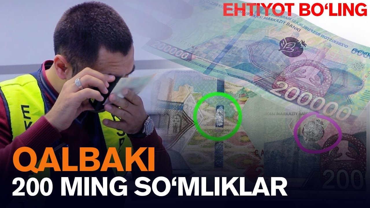 Qalbaki pullar tarqalmoqda: ekspert ularni qanday farqlash kerakligini o‘rgatdi