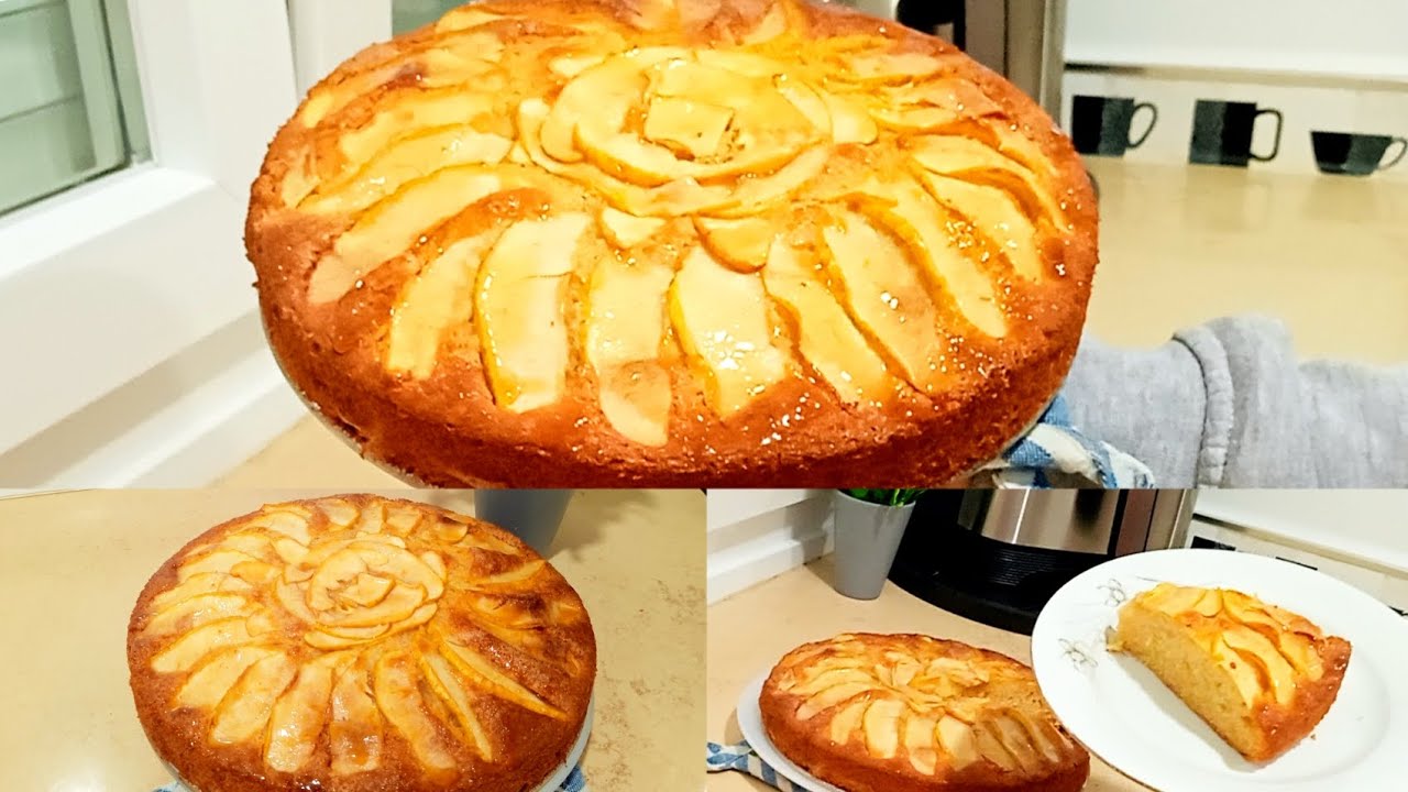 كيكة ب التفاح 🍏ب مقادير بسيطة غادي توجدي أسهل و أحسن كيكة بالتفاح متشبعيش منها 😌💯