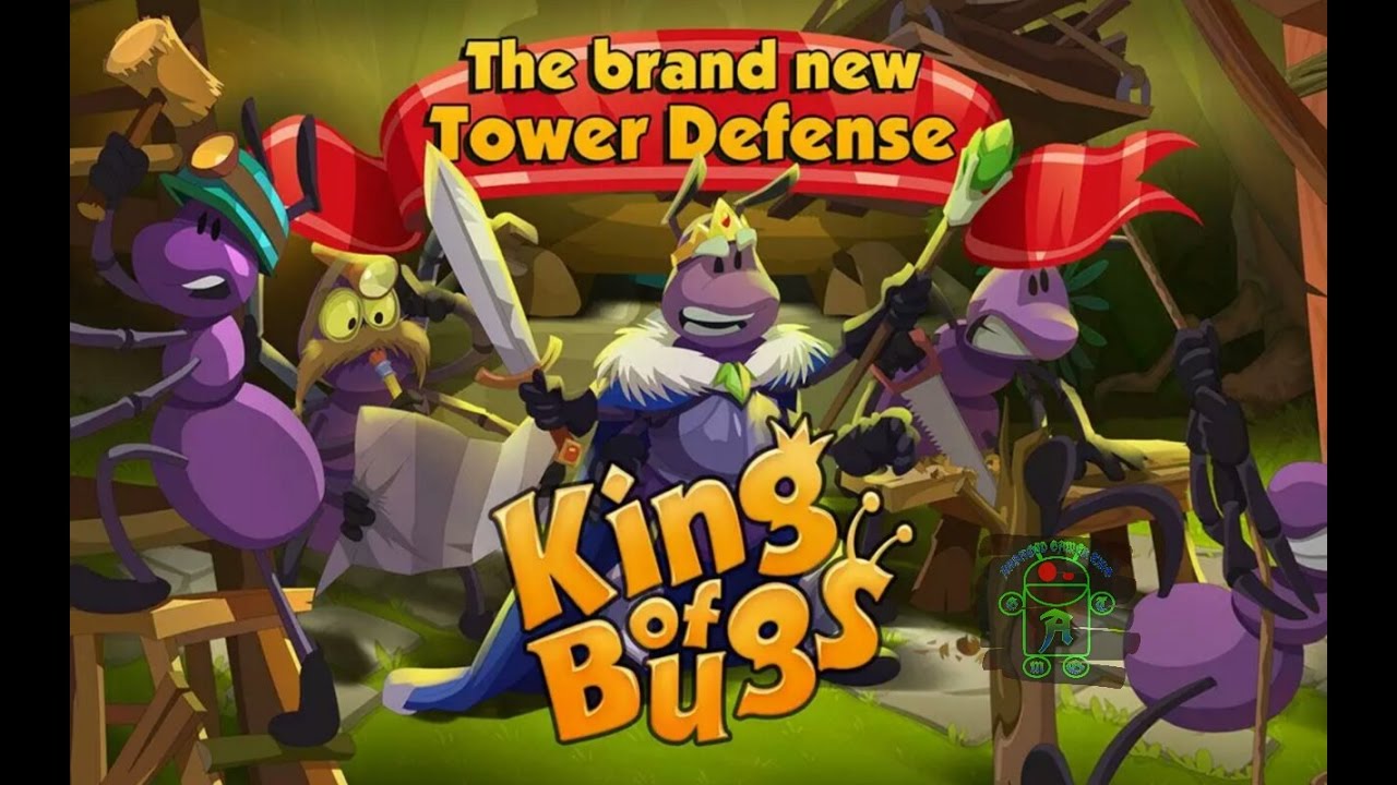 King Of Bugs - HD Android Gameplay - Tower Defense Games - Full HD Video (1080p)