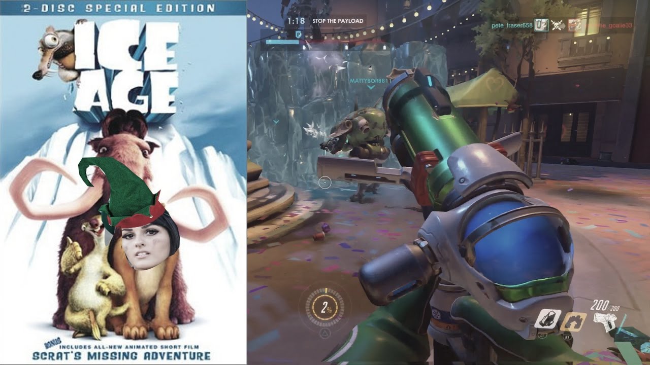 Раздражаем людей троллингом в Overwatch с помощью Ice Age (Эпизод 1)