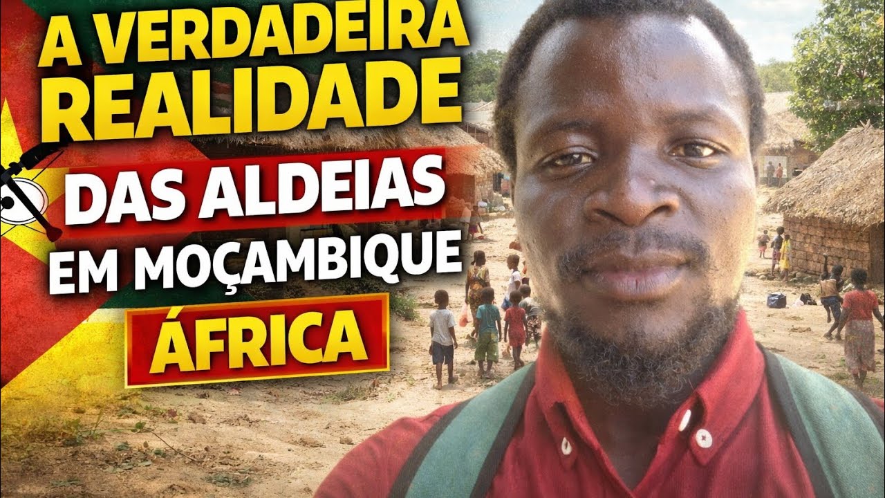 A Verdadeira Realidade das Aldeias em Moçambique 🇲🇿 (O Que Ninguém Mostra!)