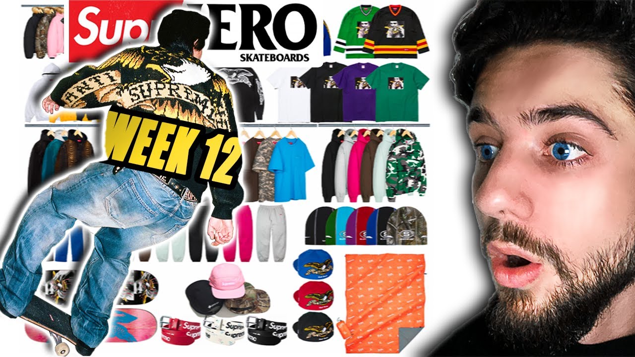 Supreme Week 12 Droplist - ANTIHERO Collab is INSANE! #FW25