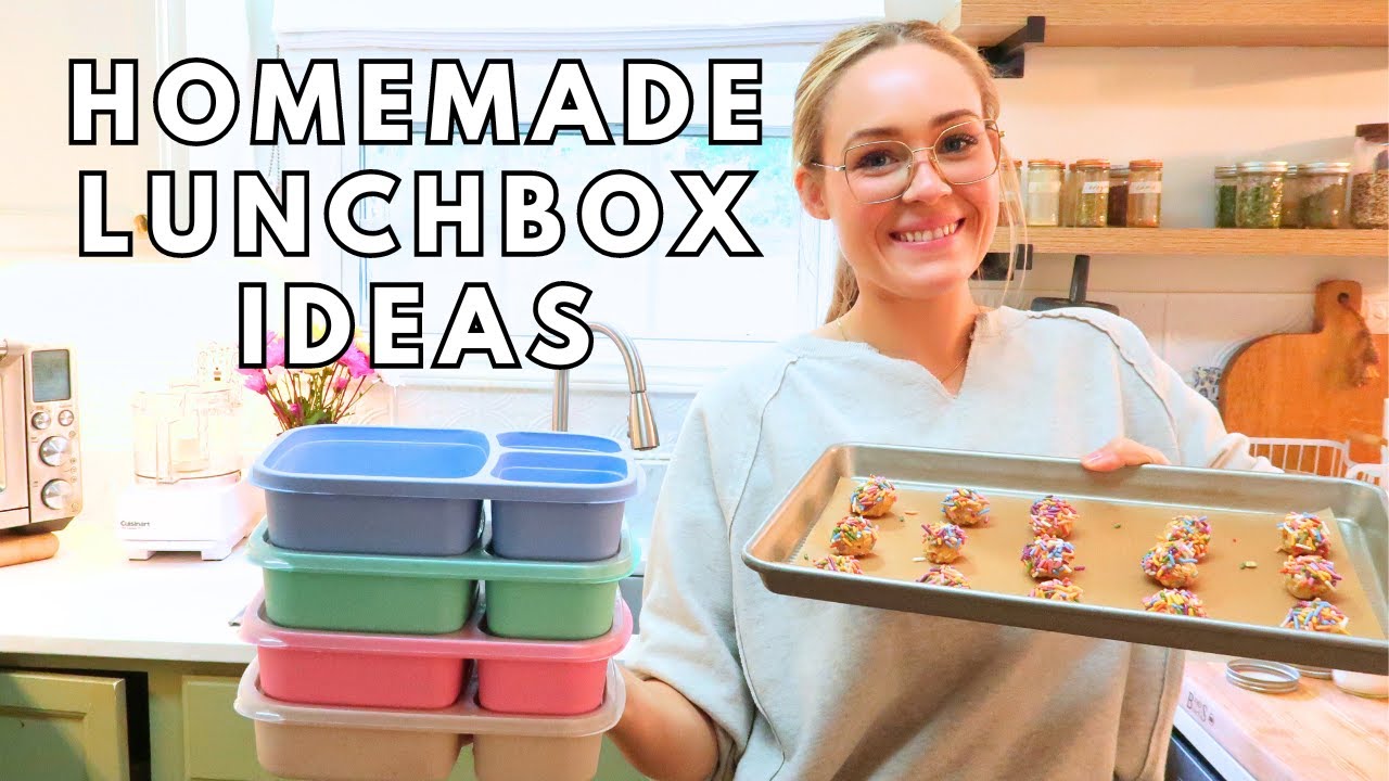 Back To School Kids Lunchbox Ideas! Make Healthier + Homemade School Lunches
