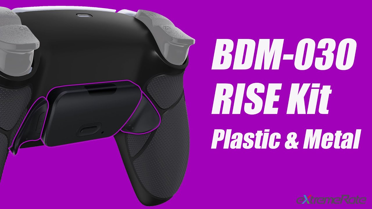 PS5 Controller BDM030 RISE Remap Kit Plastic and Metal Installation Guide