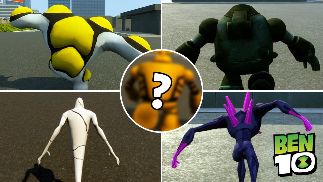 ALL ALIENS TRANSFORMATIONS and Walk Style| Ben 10 Galvan (Fan-Made Game) 