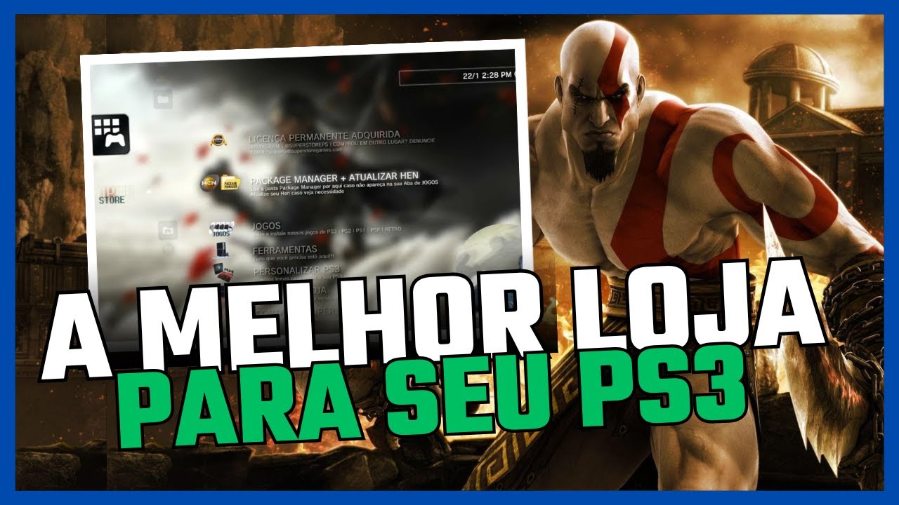 A MELHOR LOJA DE 2025 PARA O PS3 (JOGOS RAROS) - SUPERSTORE