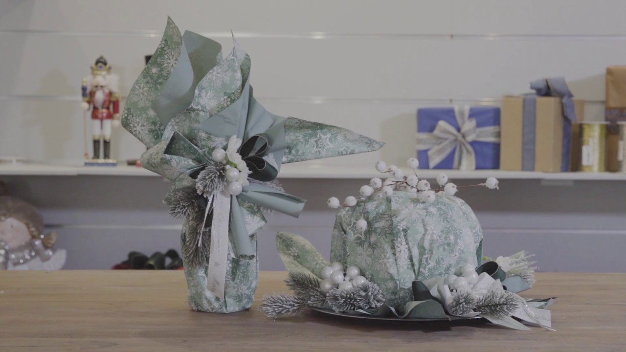 Confezione panettone con piatto