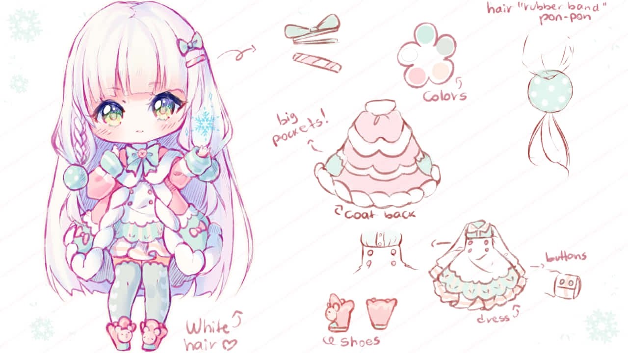 【Speedpaint】 Ice Pastel - Sketching! (Hyan Timelapse #119)