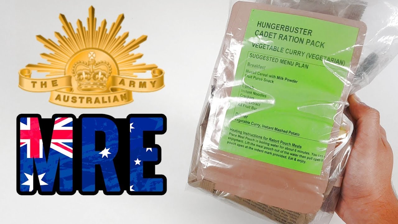 PROVEI A COMIDA DO EXÉRCITO DA AUSTRÁLIA !! RAÇÃO DE CANGURU???