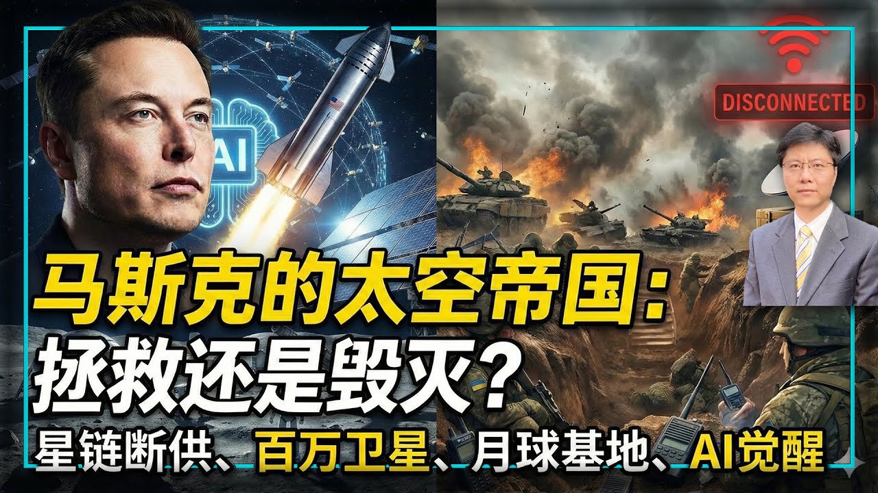【杰森视角】 近期俄军为何会自相残杀? SpaceX吞下xAI：用地球的钱来圆太空的梦！一场豪赌正式启动？马斯克为何宣布暂停火星计划，专注月球基地？10年100万颗卫星，人类文明将如何被改写？