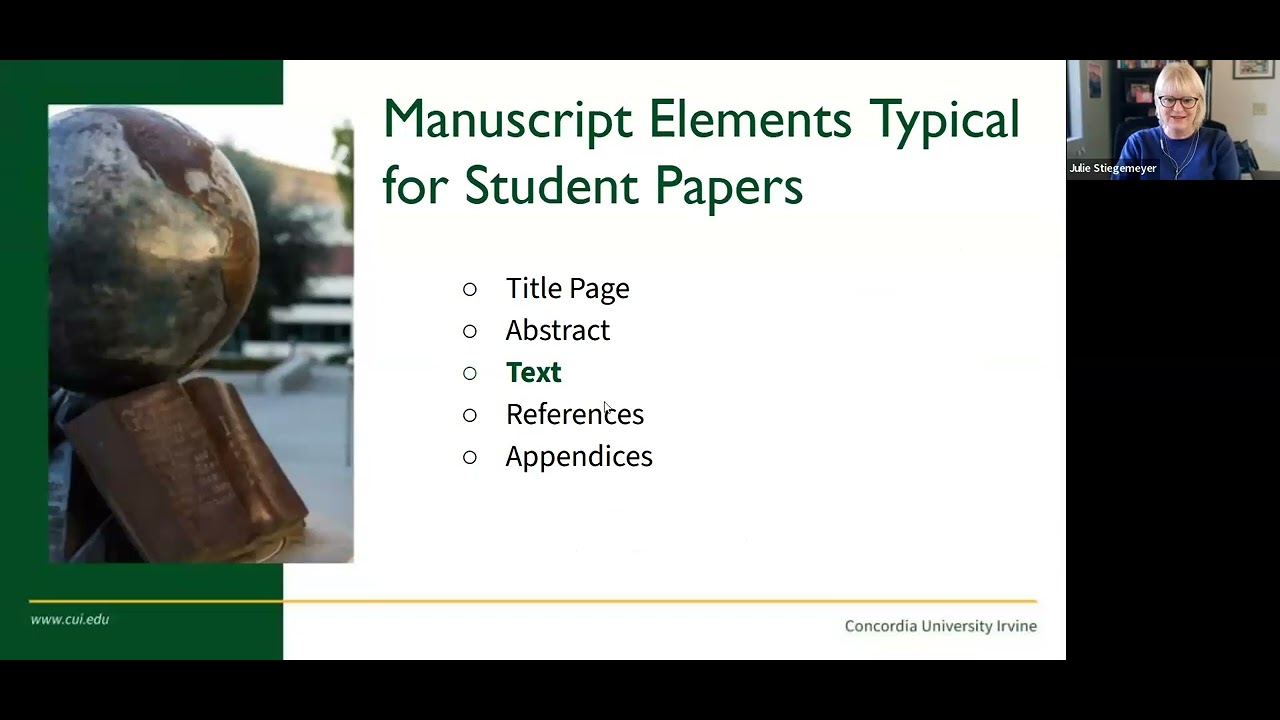 APA Formatting Tips for Faculty
