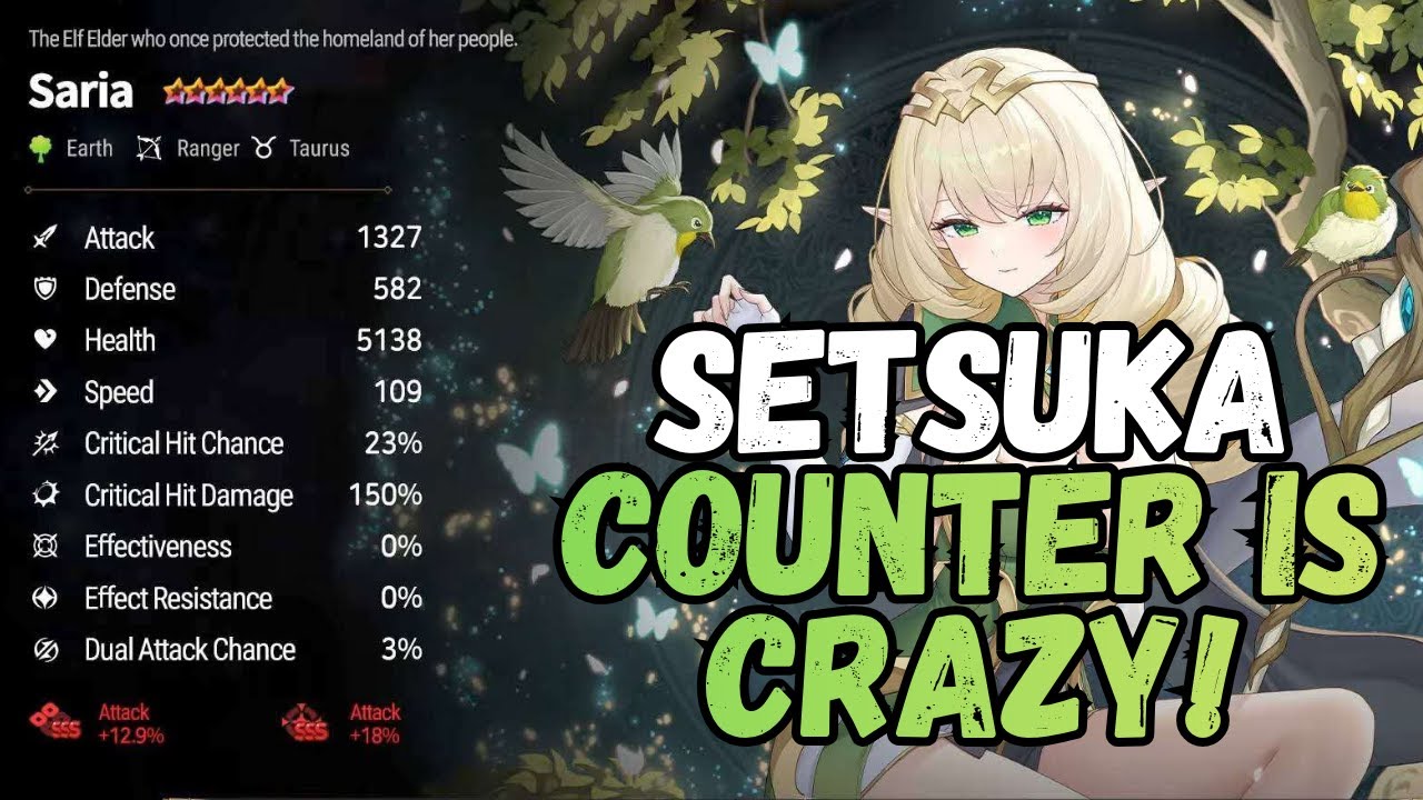 [Epic Seven INDO] SARIA FIRST IMPRESSION AKHIRNYA HERO COUNTER EVASION!