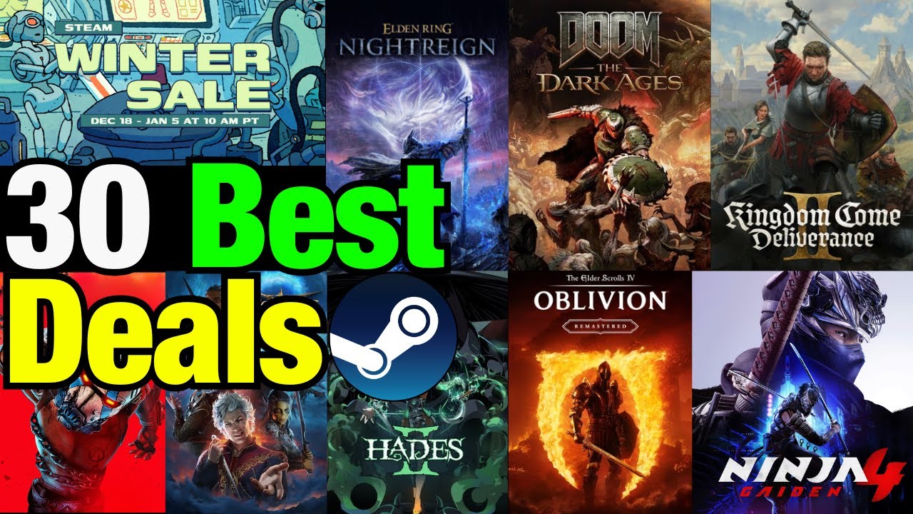 30 BEST DEALS in STEAM Winter Sale 2025