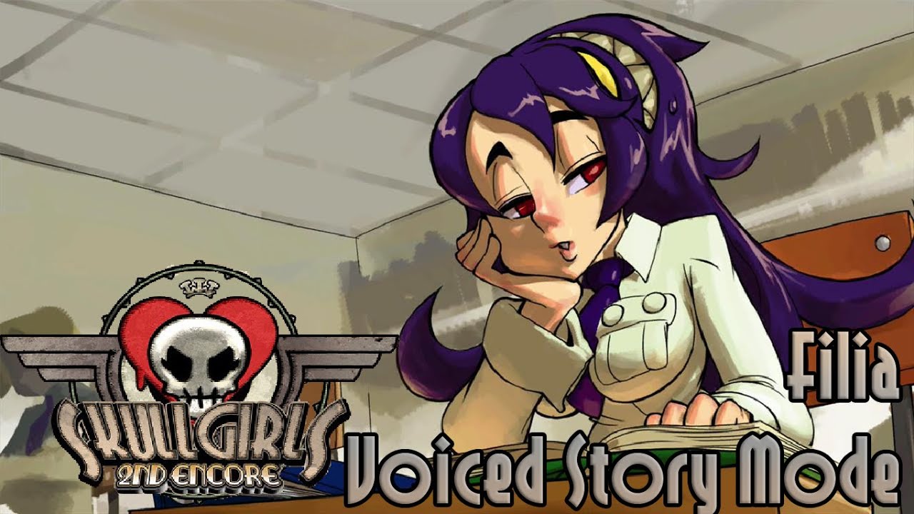 Skullgirls 2nd Encore - Filia Story Mode Playthrough [Voiced]