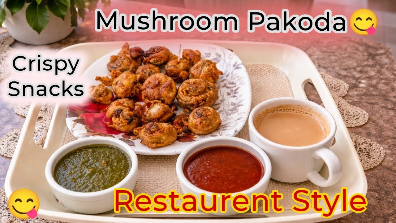 Monsoon Special Mushroom recPakoda | Punjabi Style✨😋