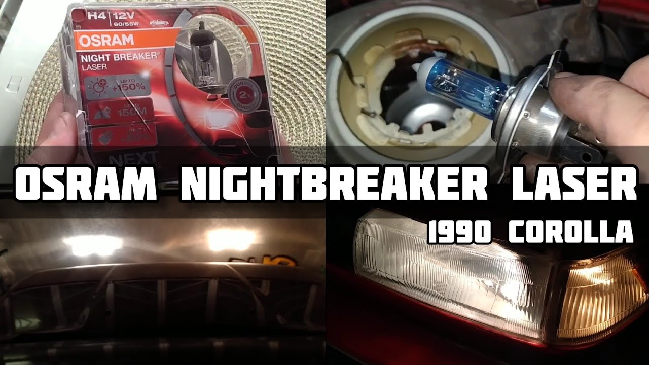 Osram Nightbreaker Laser H4 | 1990 Toyota Corolla