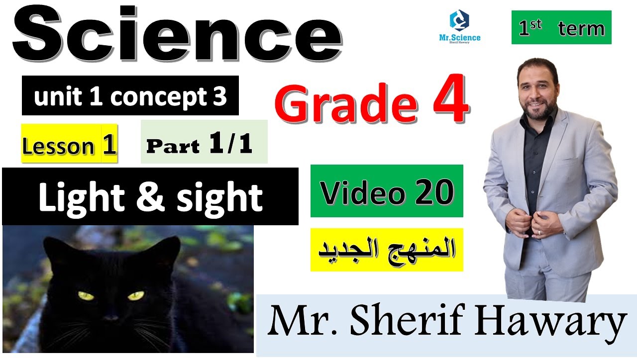 Science |Primary 4 |Video20 |Light & sight?| Unit 1 concept 3Lesson1 |1st Term ساينس 4