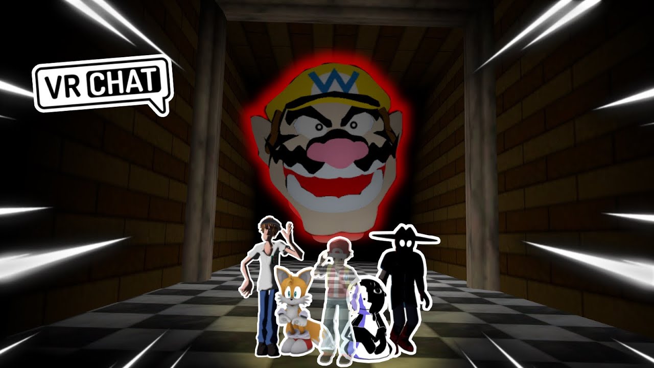 Wario with no body! | VRchat: Wario aparition + (Funny Moments)
