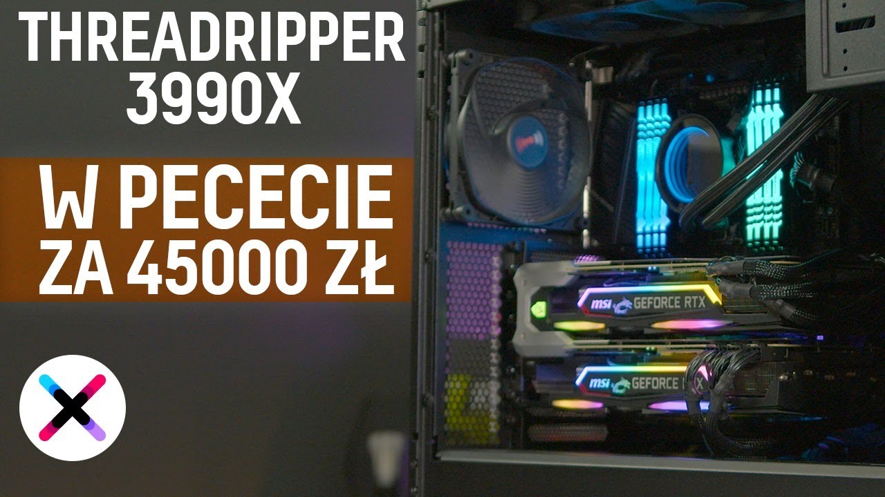 PROCESOR ZA 20 TYSIĘCY PLN! 🔥🔥🔥 | Test komputera z procesorem AMD Threadripper 3990X i 2x 2080 Ti