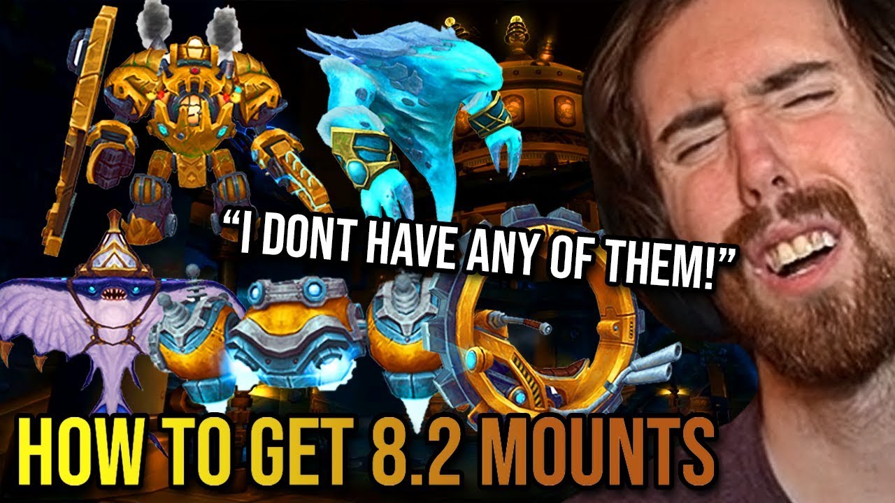 Asmongold - How To Get EVERY NEW Mount in Rise of Azshara (Patch 8.2 Mount Guide) - Bellular