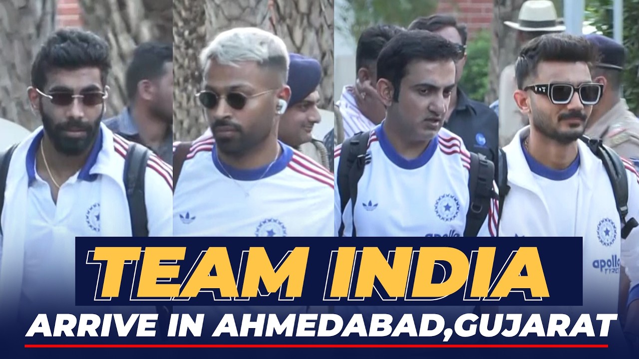 Indian Cricket Team arrive in Ahmedabad, set to face New Zealand in ICC T20 World Cup final | BCCI