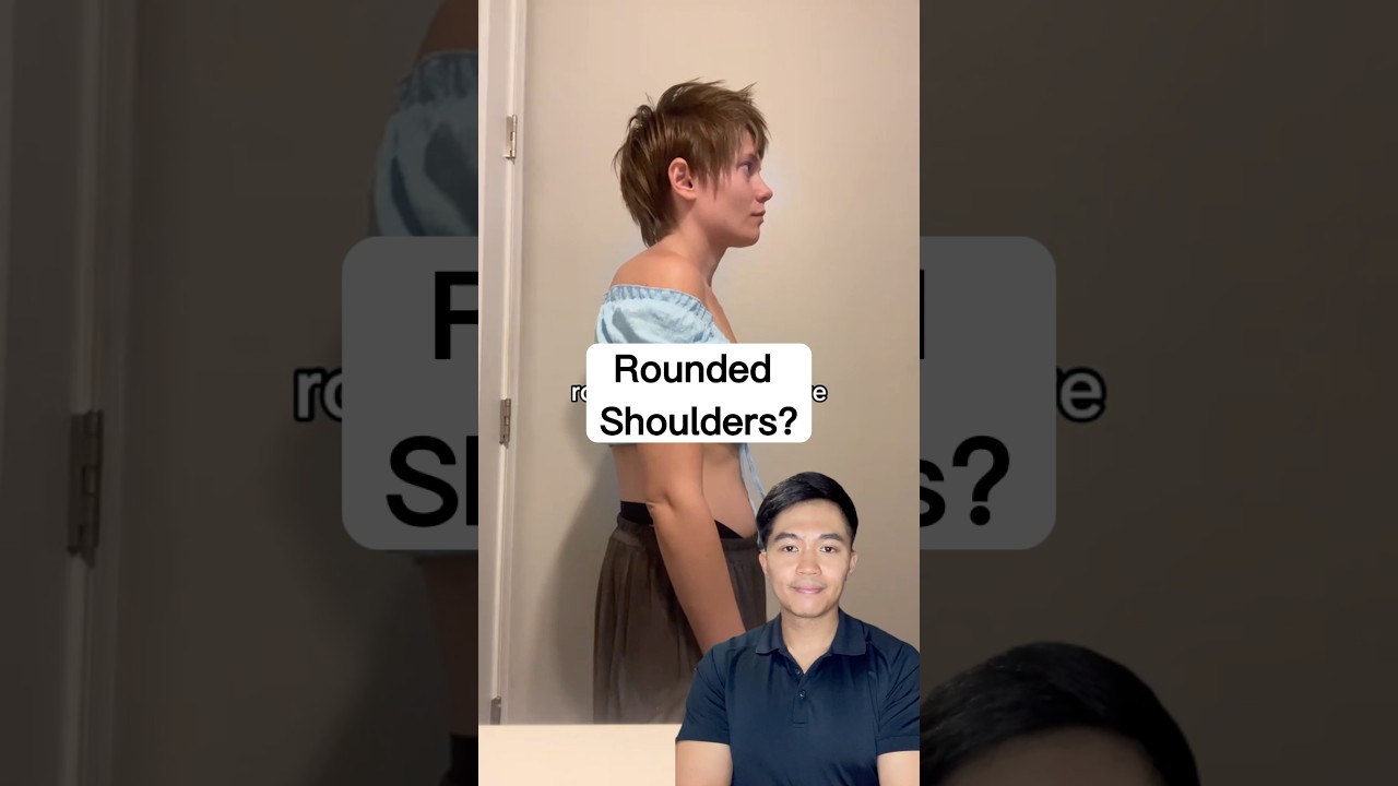 How to Fix Rounded Shoulders 😮 Physio Explains